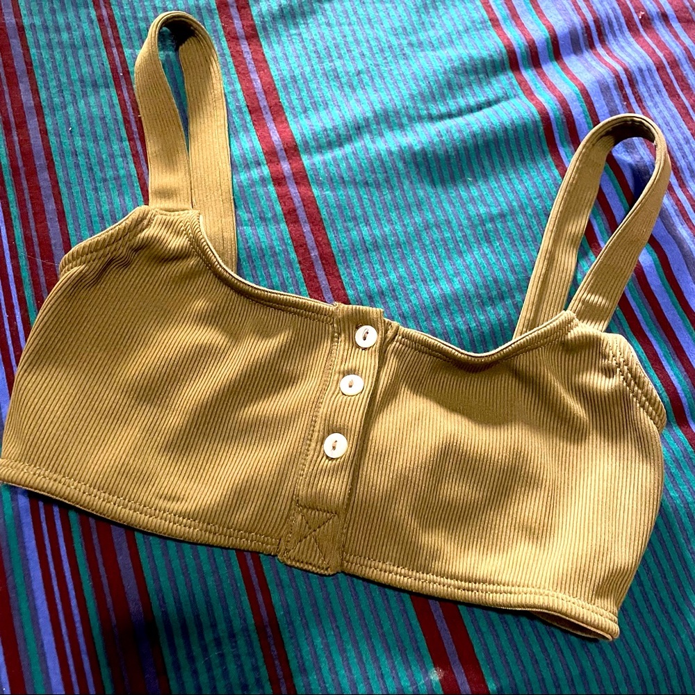 Green Free People Bralette